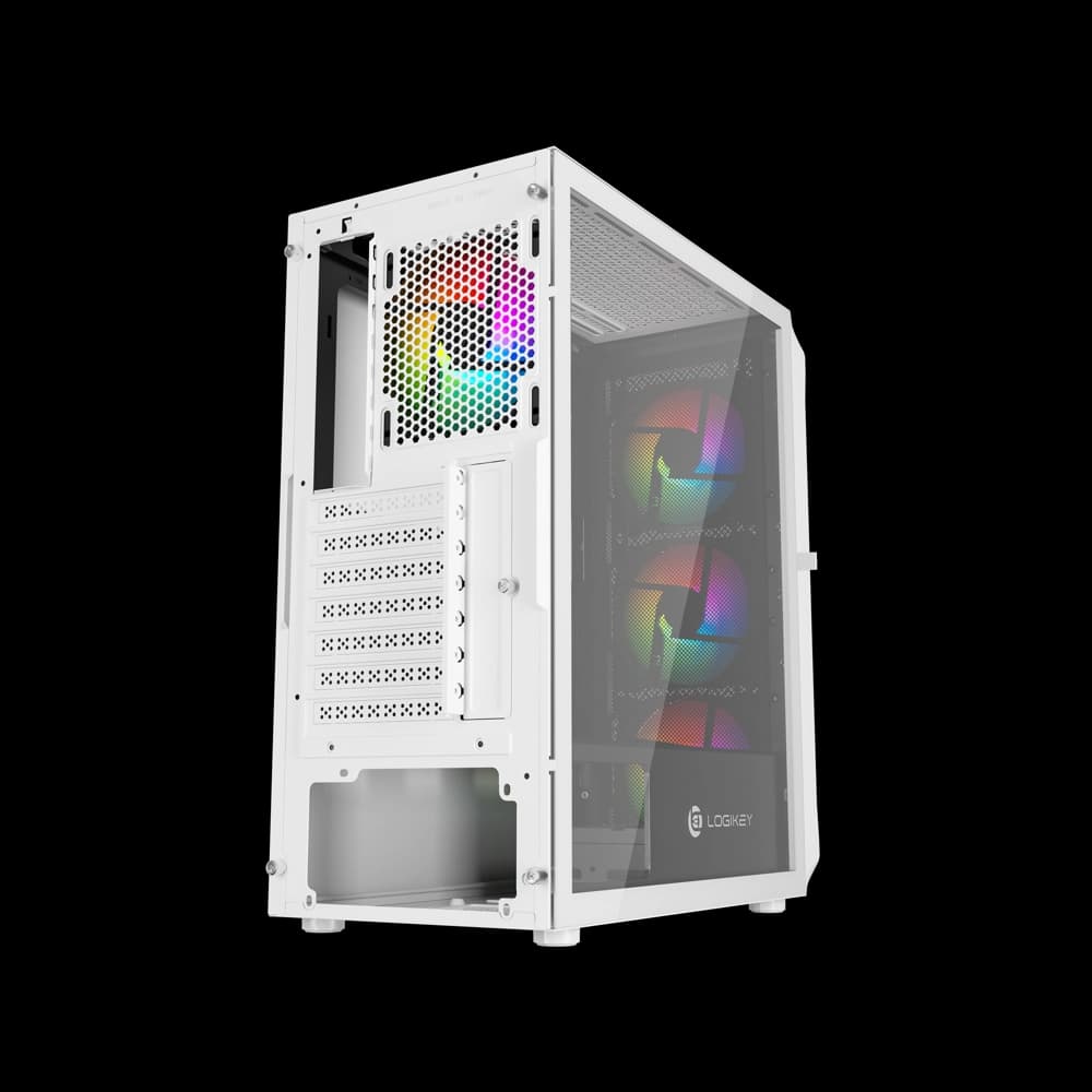 کیس سفید لاجی کی مدل LogiKey C434BW — تصویر ۵