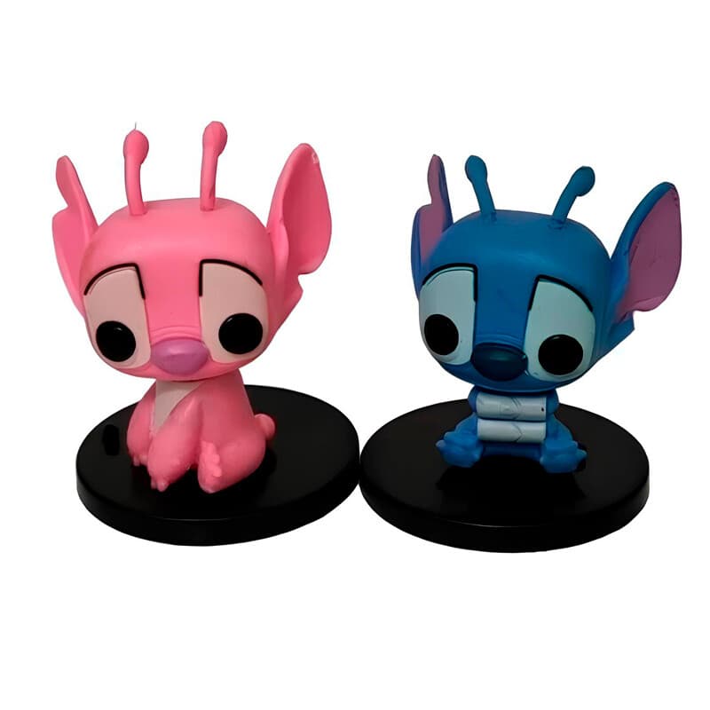 اکشن فیگور طرح Stitch & Angel کد 1879 بسته 10 عددی
