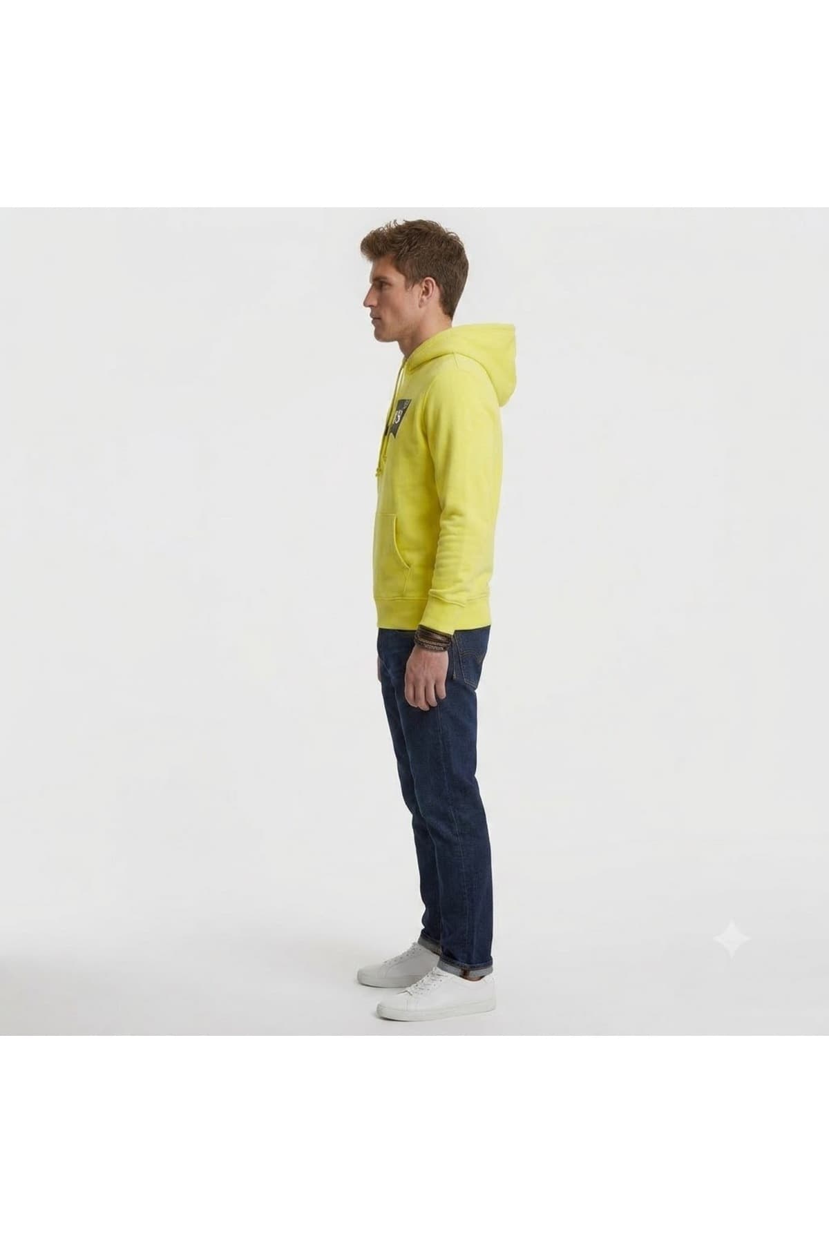 سویشرت لیوایز مردانه پنبه ای زرد طرح دار Regular/رگولار Regular/رگولار شیک | Levi’s 6722257 TR — تصویر ۴