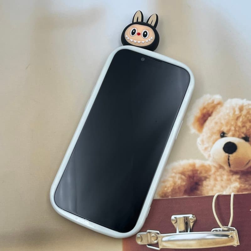 قاب گوشی iPhone 7 / iPhone 8 / iPhone SE 2020 / iPhone SE 2022 آیفون Toy Friend عروسکی برجسته ضد ضربه محافظ لنز دار طرح لبوبو کد 969532 — تصویر ۲