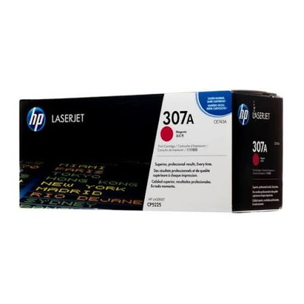 کارتریج اچ پی 307A سرخابی گرید A+ | خرید تونر سرخابی HP 307A Magenta (CE743A)