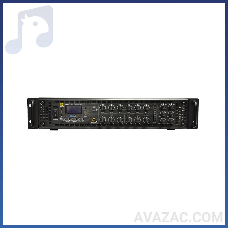 آمپلی فایر اهمی-ولتی زیکو ZICO PRO-1200