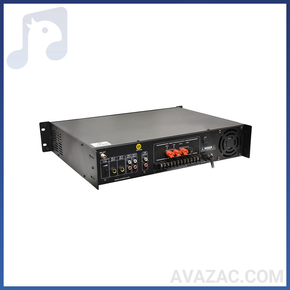 آمپلی فایر اهمی-ولتی زیکو ZICO PRO-1200 — تصویر ۴
