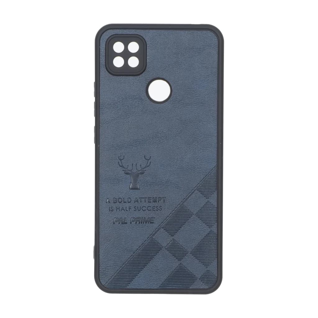 قاب طرح چرم گوزنی Pal Prime مدل Xiaomi Redmi 10A / Redmi 9C / Poco C31 – سرمه ای — تصویر ۲