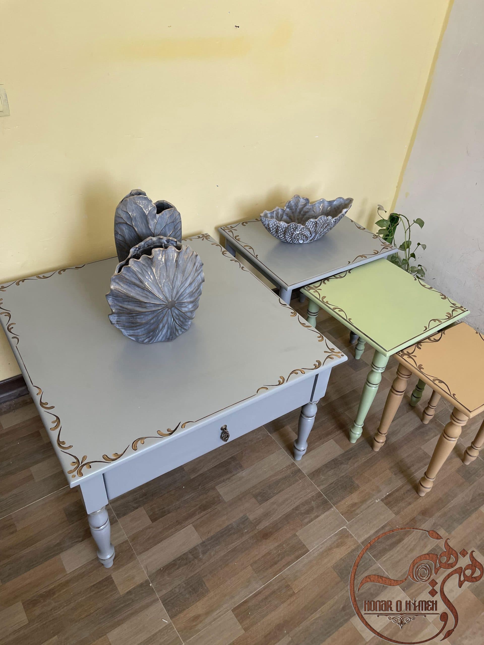 میز عسلی و جلو مبلی