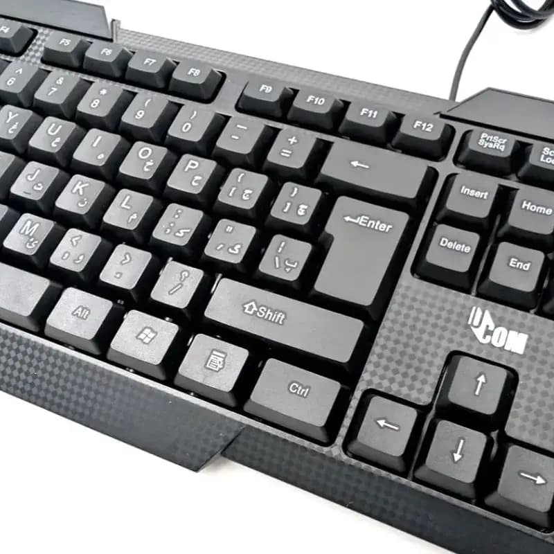 کیبورد سیم دار UCOM یوکام مدل K5807 — تصویر ۲