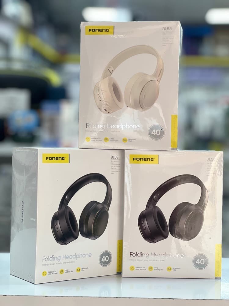 هدفون بلوتوث اورجینال فوننگ مدل BL58 تاشو با باتری ۴۰ ساعته (عمده و تک)