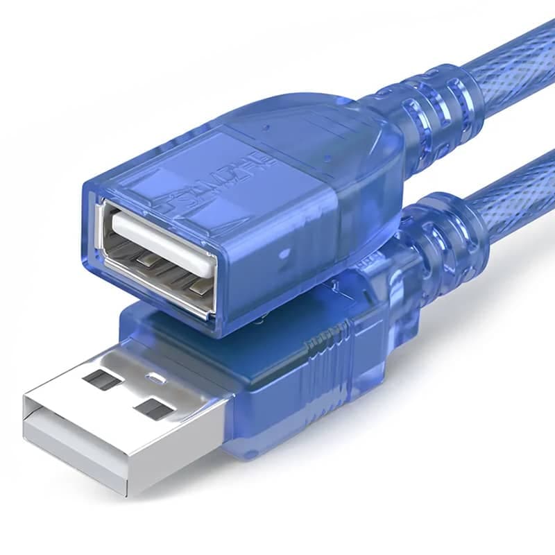 کابل افزایش طول USB 2.0 شیلددار ای نت (3 متری)