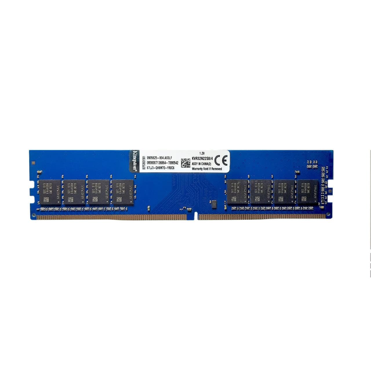 رم کامپیوتر DDR4 تک کاناله 3200 مگاهرتز CL22 کینگستون مدل KVR ظرفیت 8 گیگابایت — تصویر ۳