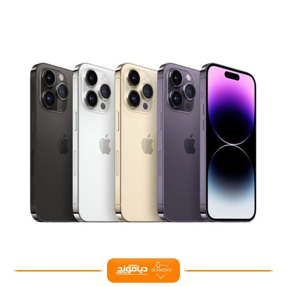 گوشی موبایل اپل مدل iPhone 14 Pro ZAA دوسیم کارت ظرفیت 256 گیگابایت و 6گیگابایت رم -درحد اکتیو باتری 100-بدون کد (کارتن لیبل-مدل نامبر m) — تصویر ۴