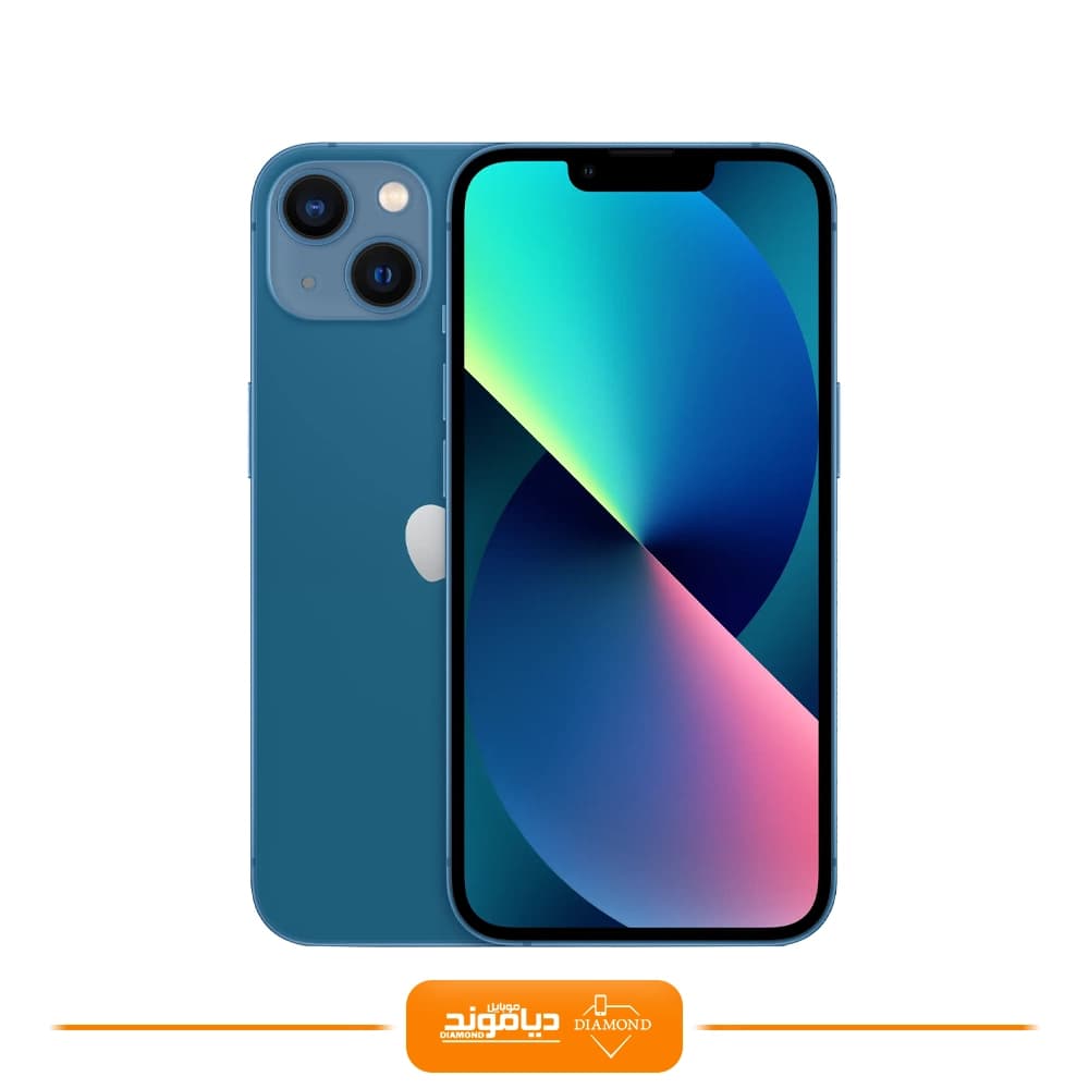 گوشی موبایل اپل مدل iPhone 13 CH دو سیم‌ کارت ظرفیت 128 گیگابایت و رم 4 گیگابایت – در حد اکتیو باتری 100-بدون کد(مدل نامبر M) — تصویر ۲