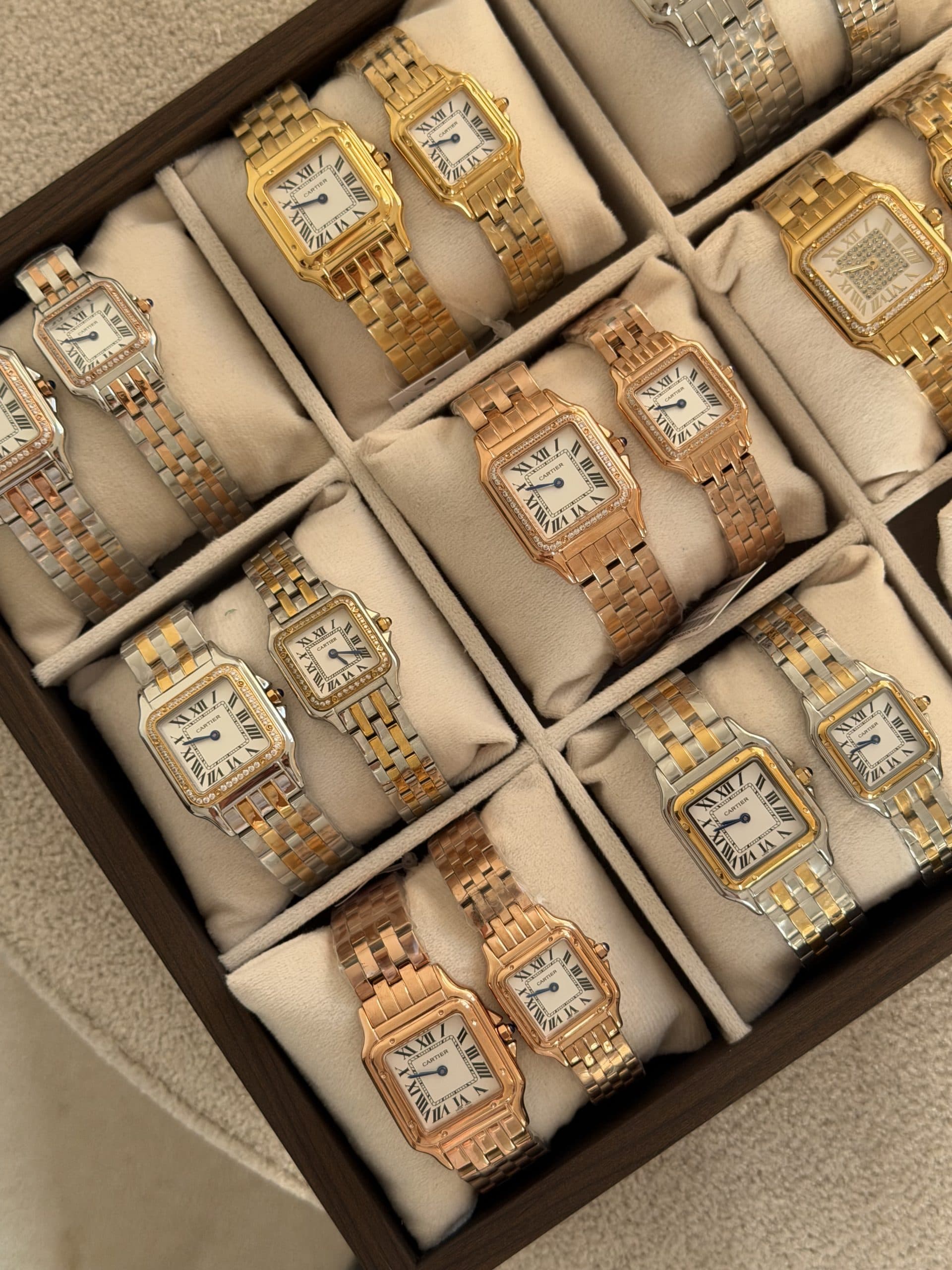 ساعت کارتیر سانتوس ست زنانه و مردانه Cartier Santos