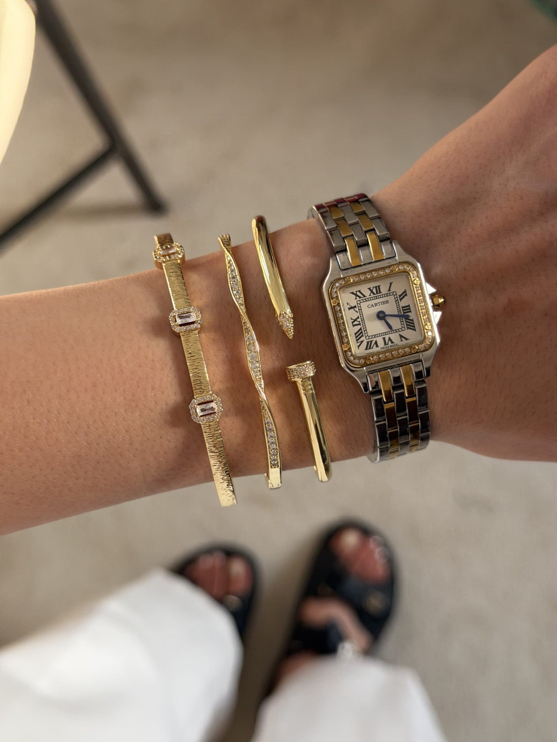 ساعت کارتیر سانتوس ست زنانه و مردانه Cartier Santos — تصویر ۸