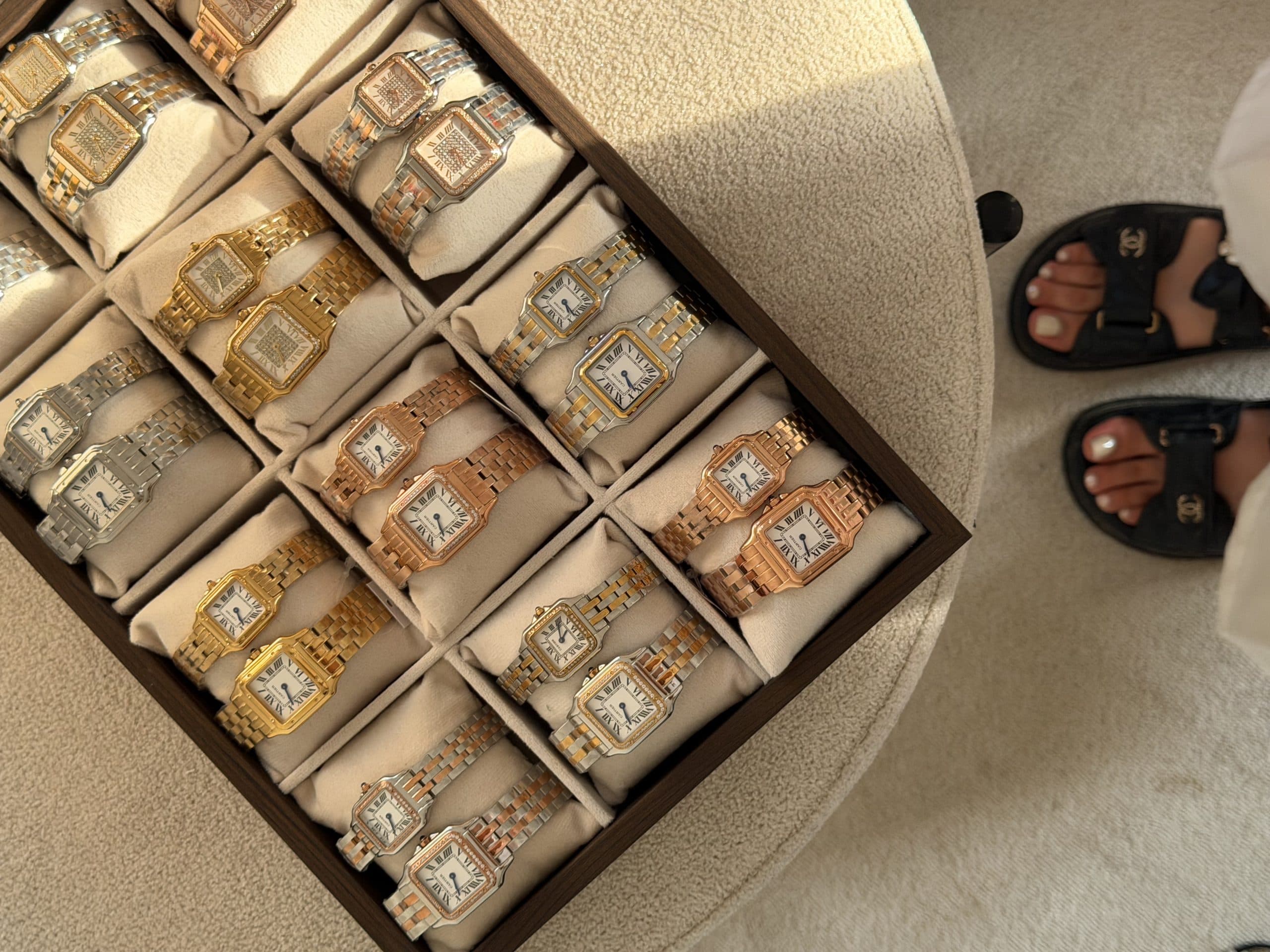 ساعت کارتیر سانتوس ست زنانه و مردانه Cartier Santos — تصویر ۵