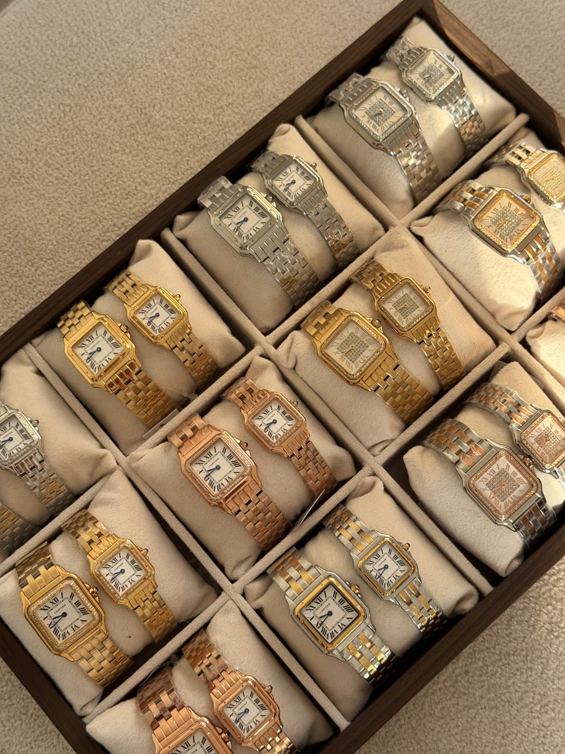 ساعت کارتیر سانتوس ست زنانه و مردانه Cartier Santos — تصویر ۲