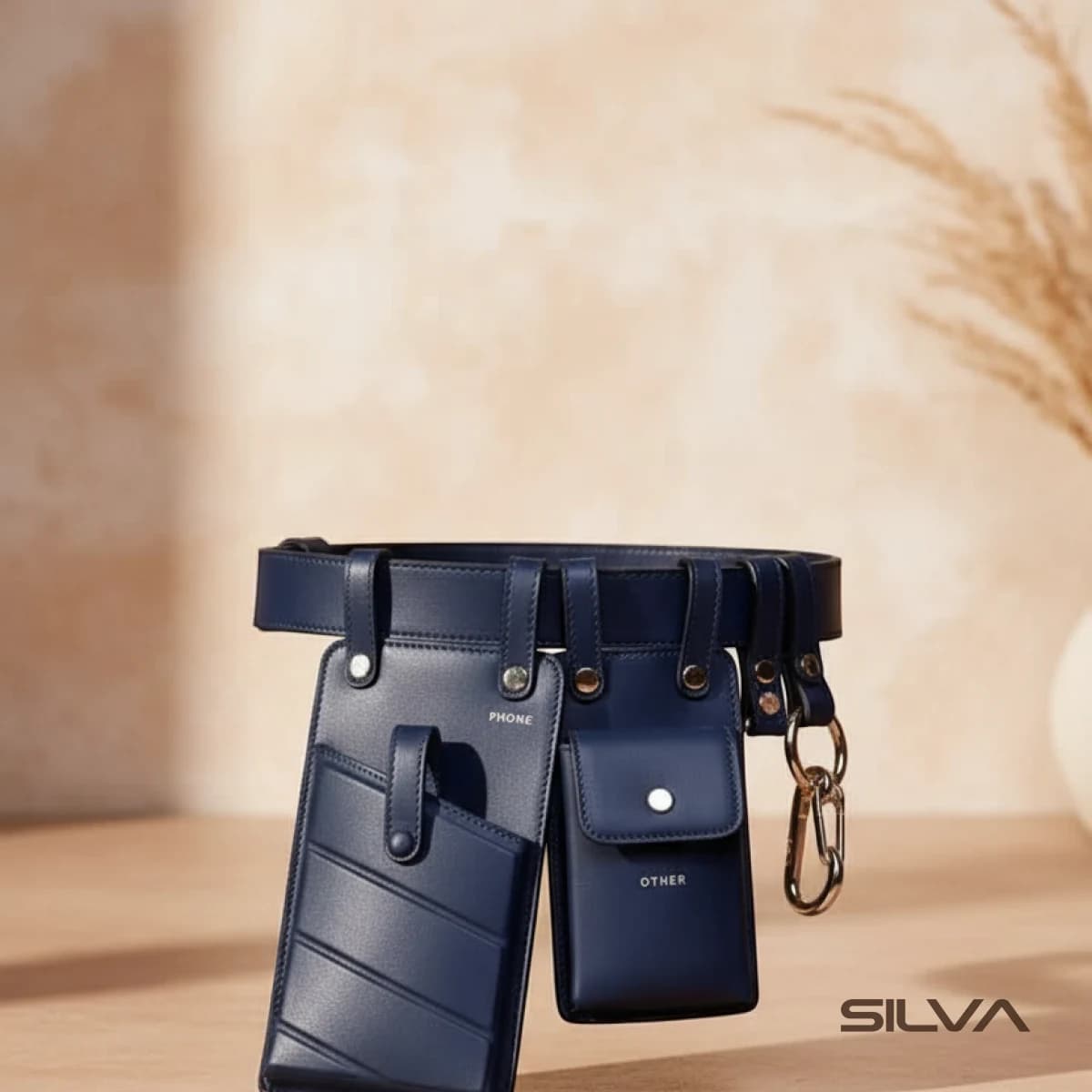 کیف کمری چرم طبیعی مدل Waist Bag 13 | سیلوا چرم