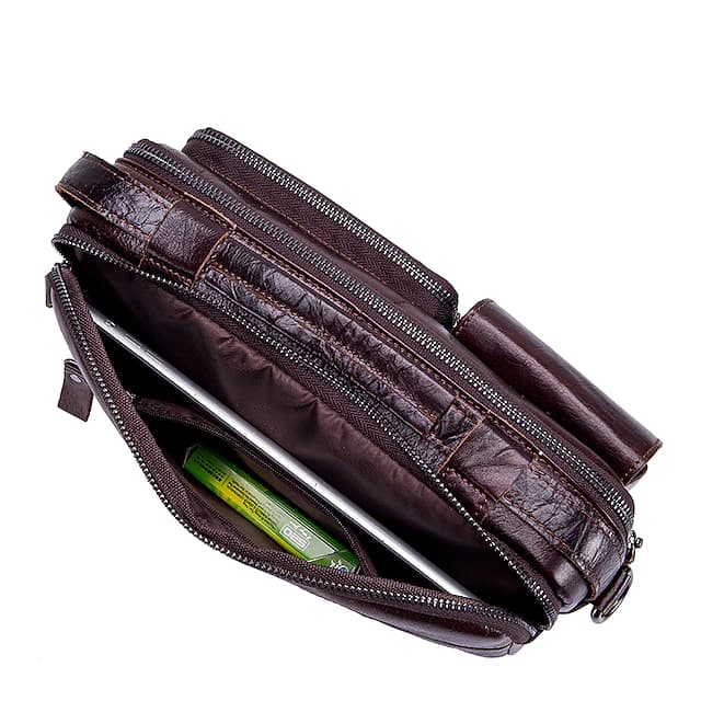 کیف اداری چرم طبیعی مدل Office Bag 22 | سیلوا چرم — تصویر ۶