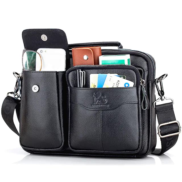 کیف اداری چرم طبیعی مدل Office Bag 22 | سیلوا چرم — تصویر ۴