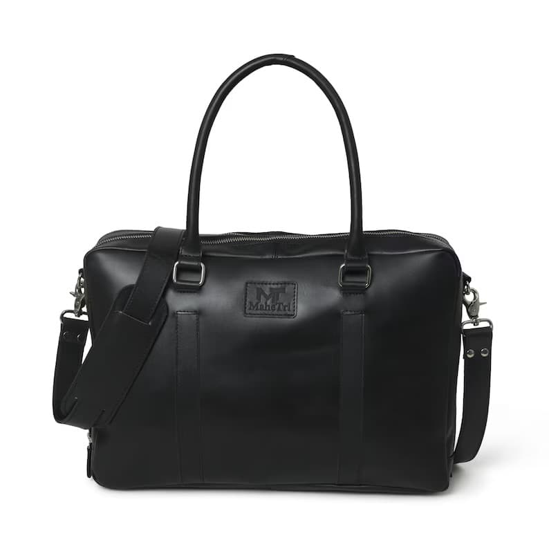 کیف اداری چرم طبیعی مدل Office Bag 19 | سیلوا چرم — تصویر ۲