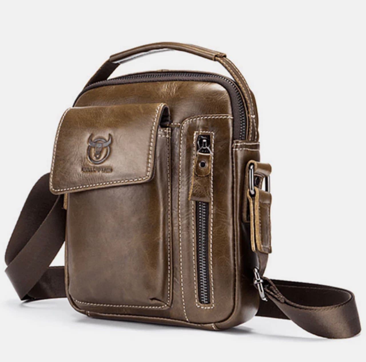 کیف تبلت چرم طبیعی مدل Tablet Bag 23 | سیلوا چرم — تصویر ۵