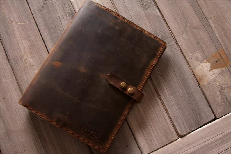 کیف تبلت چرم طبیعی مدل Tablet Bag 21 | سیلوا چرم — تصویر ۵
