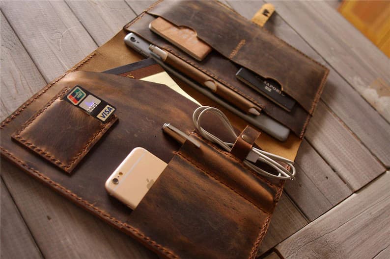 کیف تبلت چرم طبیعی مدل Tablet Bag 21 | سیلوا چرم