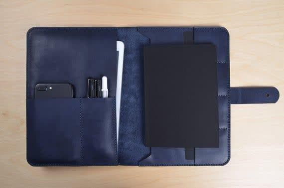 کیف تبلت چرم طبیعی مدل Tablet Bag 18 | سیلوا چرم — تصویر ۲