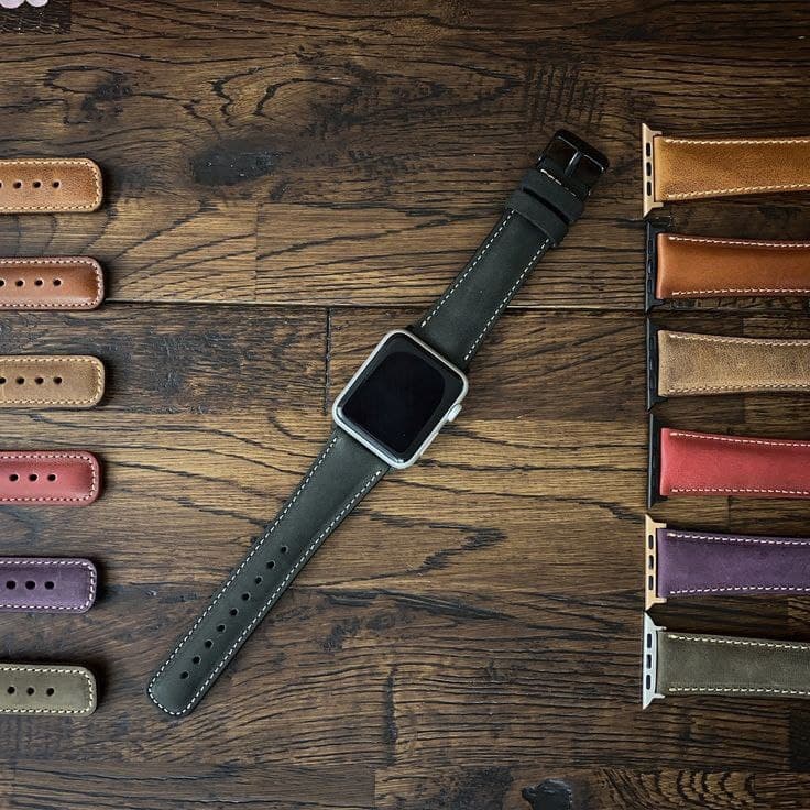 بند ساعت چرم طبیعی مدل Watch Strap 11 | سیلوا چرم — تصویر ۲
