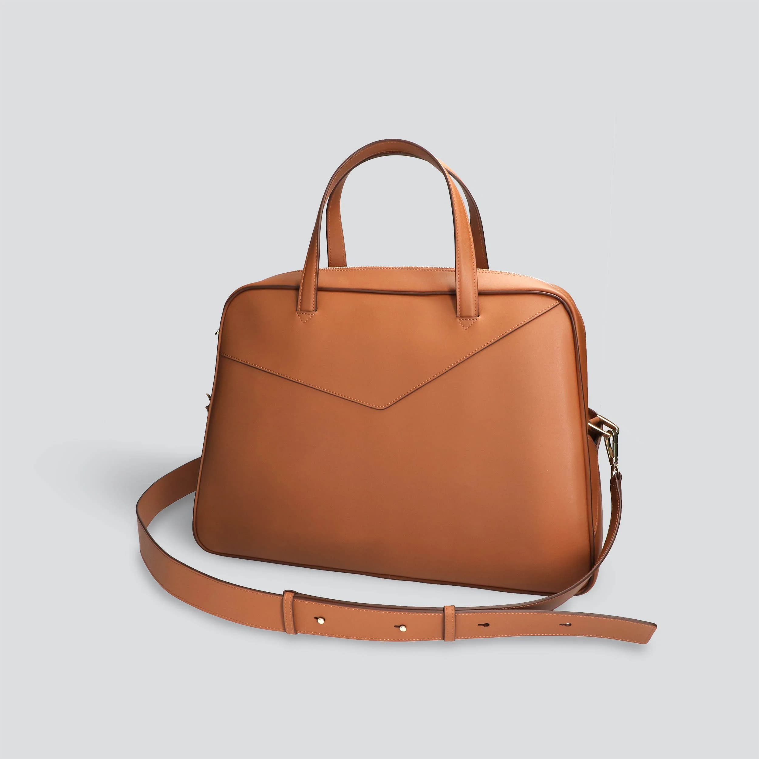 کیف اداری چرم طبیعی مدل Office Bag 07 | سیلوا چرم — تصویر ۵