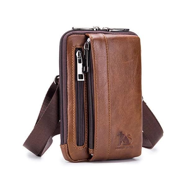 کیف دوشی چرم طبیعی مدل Shoulder Bag 16 | سیلوا چرم — تصویر ۵