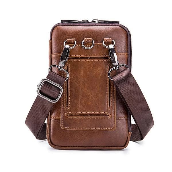 کیف دوشی چرم طبیعی مدل Shoulder Bag 16 | سیلوا چرم — تصویر ۶
