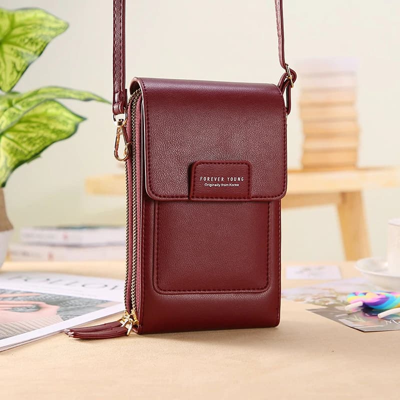 کیف دوشی چرم طبیعی مدل Shoulder Bag 14 | سیلوا چرم — تصویر ۶