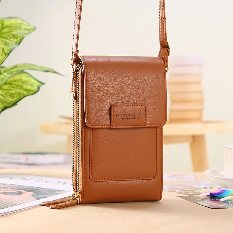 کیف دوشی چرم طبیعی مدل Shoulder Bag 14 | سیلوا چرم — تصویر ۳