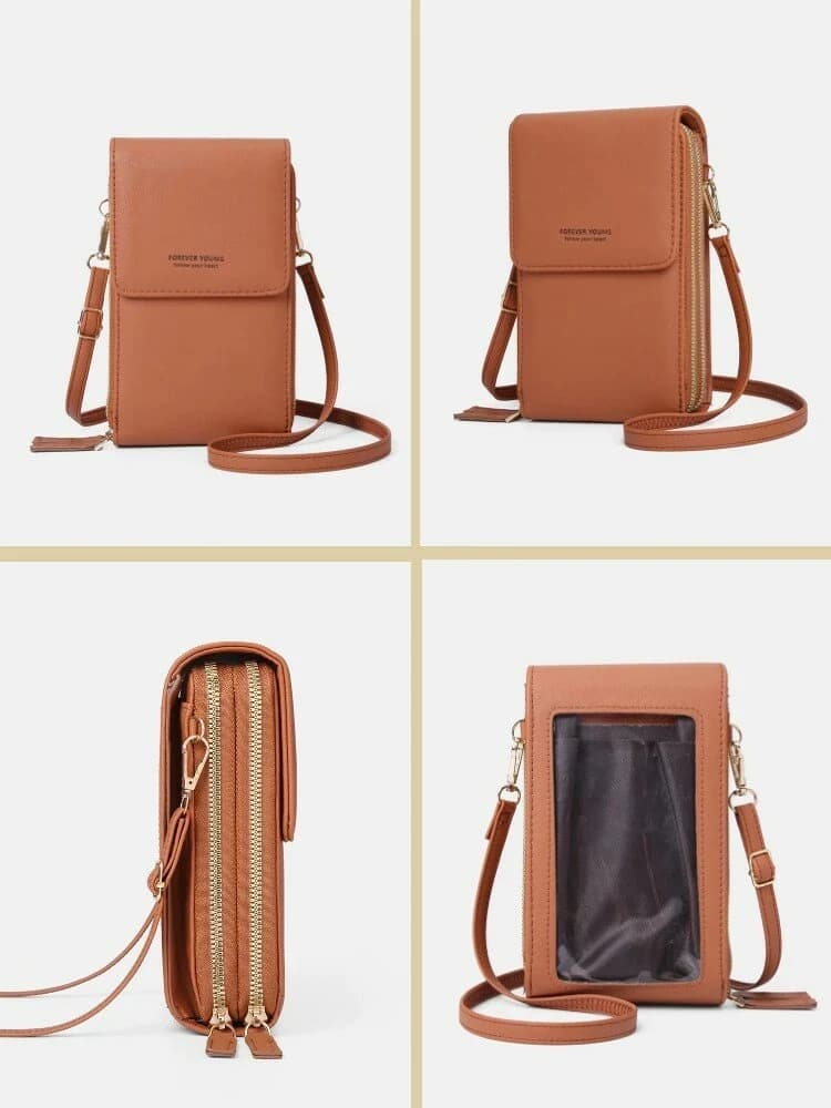 کیف دوشی چرم طبیعی مدل Shoulder Bag 13 | سیلوا چرم — تصویر ۸