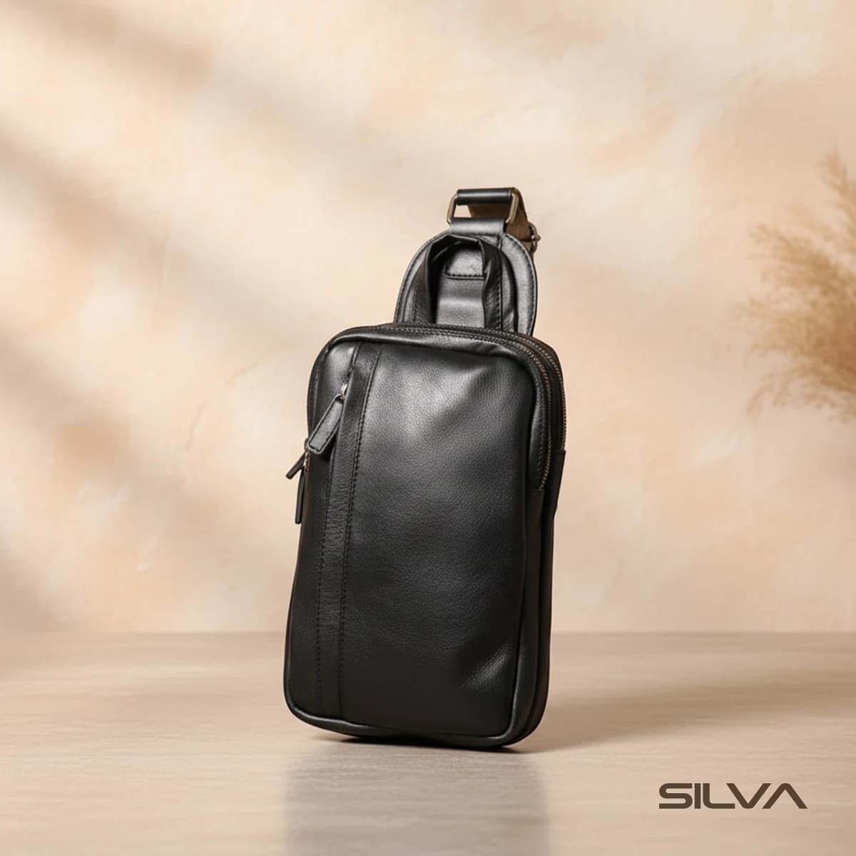 کیف کراس بادی و تک‌شانه چرم طبیعی مدل Crossbody Bag 31 | سیلوا چرم