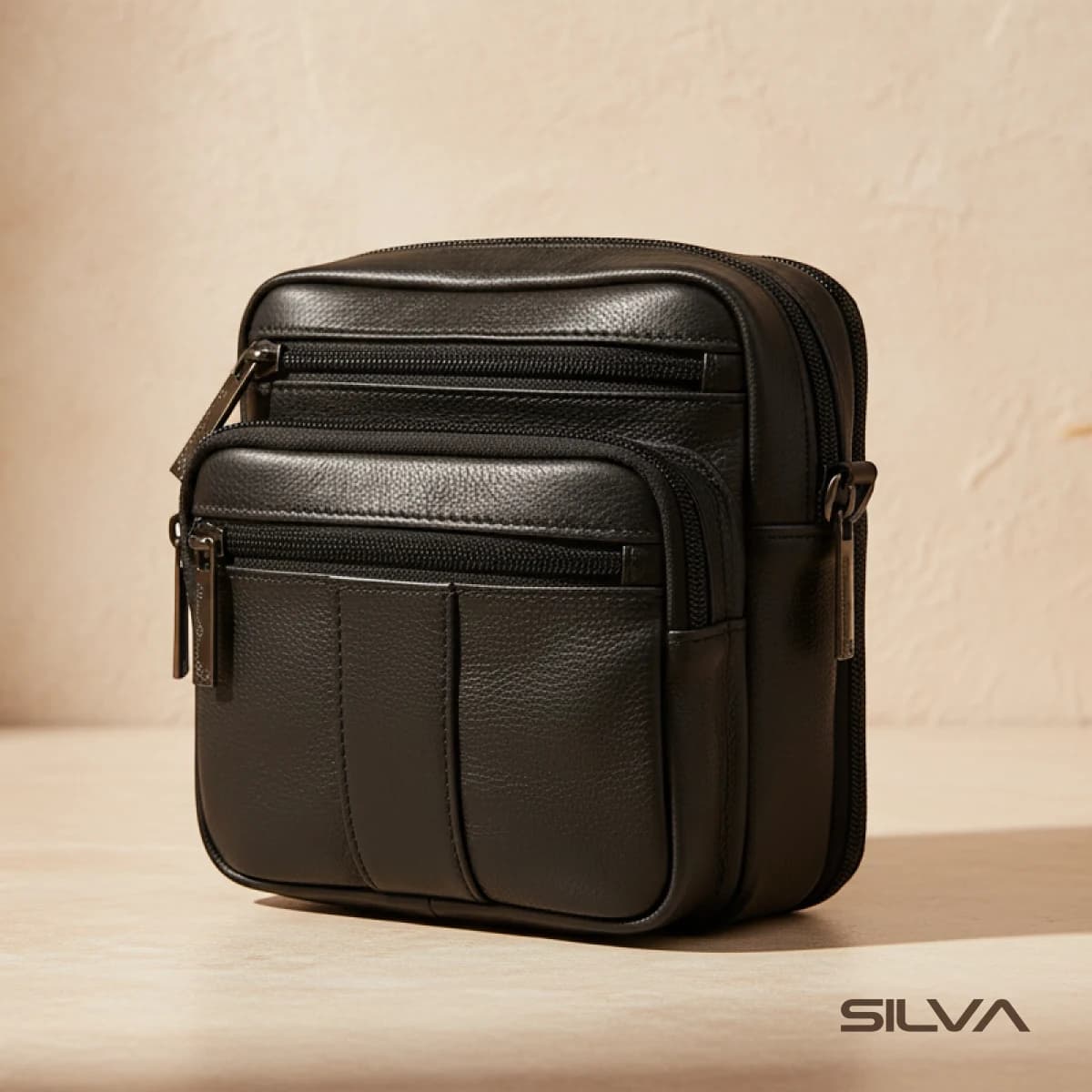 کیف دوشی چرم طبیعی مدل Shoulder Bag 18 | سیلوا چرم