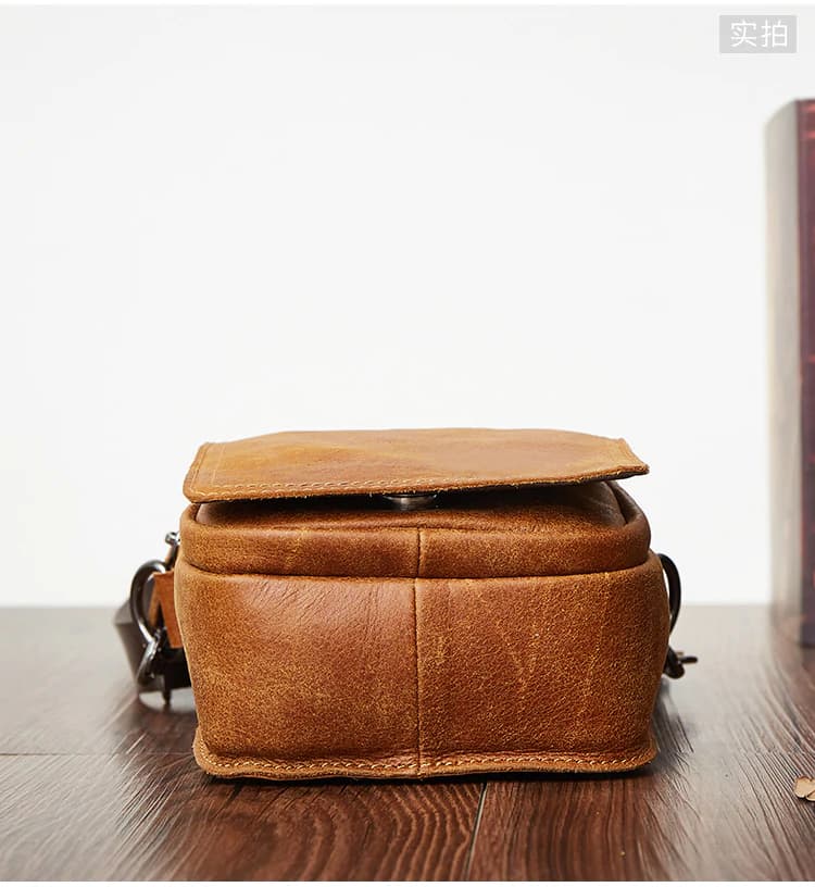 کیف دوشی چرم طبیعی مدل Shoulder Bag 25 | سیلوا چرم — تصویر ۲