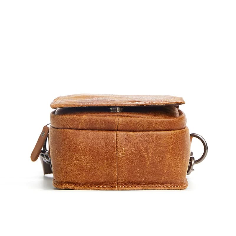 کیف دوشی چرم طبیعی مدل Shoulder Bag 25 | سیلوا چرم — تصویر ۶