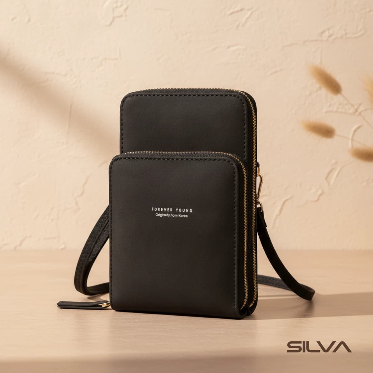 کیف دوشی چرم طبیعی مدل Shoulder Bag 02 | سیلوا چرم