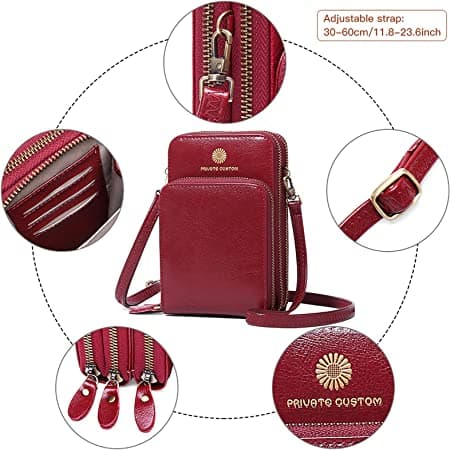 کیف دوشی چرم طبیعی مدل Shoulder Bag 08 | سیلوا چرم — تصویر ۳