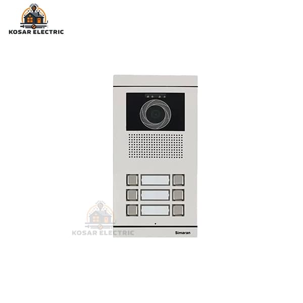 پنل آیفون تصویری 6 واحدی فرداد سیماران VFBC6D