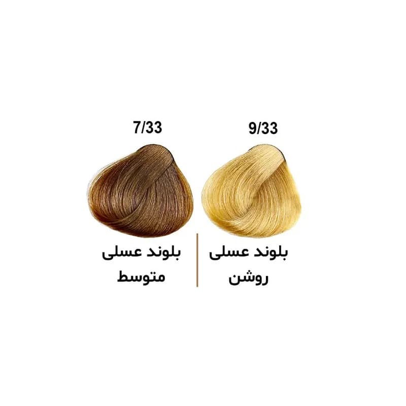 رنگ مو الوکسین Eloxin – سری عسلی حجم ۱۲۰ میل — تصویر ۲