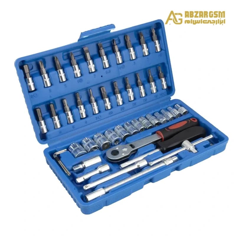 آچار بکس 46 تکه مارک NEW TOOLS — تصویر ۲