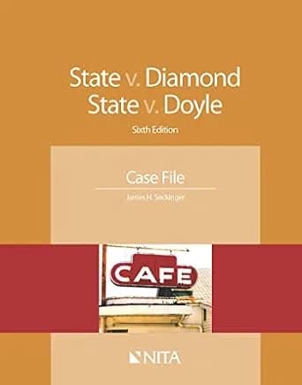 و دانلود نسخه کامل کتاب زبان اصلی State v. Diamond, State v. Doyle: Case File (NITA) | دانلود کتاب خارجی