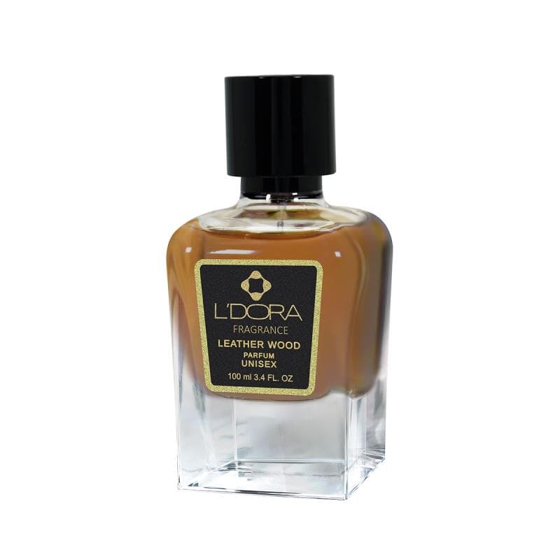 پرفیوم نیش لدورا فرگرنس مدل LEATHER WOOD حجم 100 میلی‌لیتر