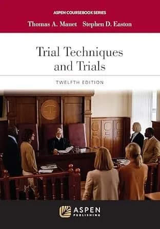 و دانلود نسخه کامل کتاب زبان اصلی Trial Techniques and Trials (Aspen Coursebook Series) | دانلود کتاب خارجی