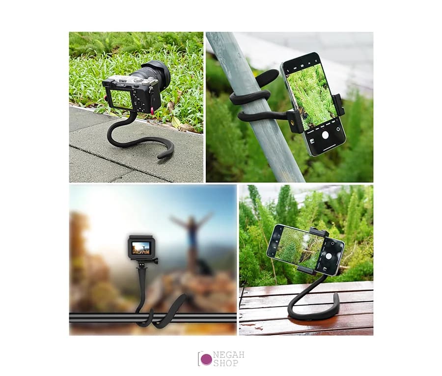 هولدر بازویی منعطف موبایل و دوربین ورزشی پلوز Puluz PU882B — تصویر ۶