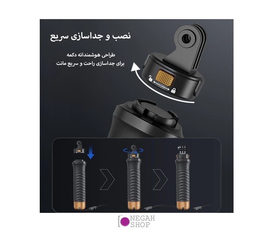 دسته شناور دوربین ورزشی Puluz PU1053B — تصویر ۷