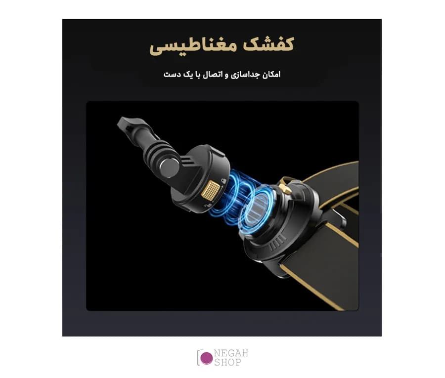 هدبند مگنتی دوربین ورزشی پلوز Puluz PU1050B — تصویر ۴