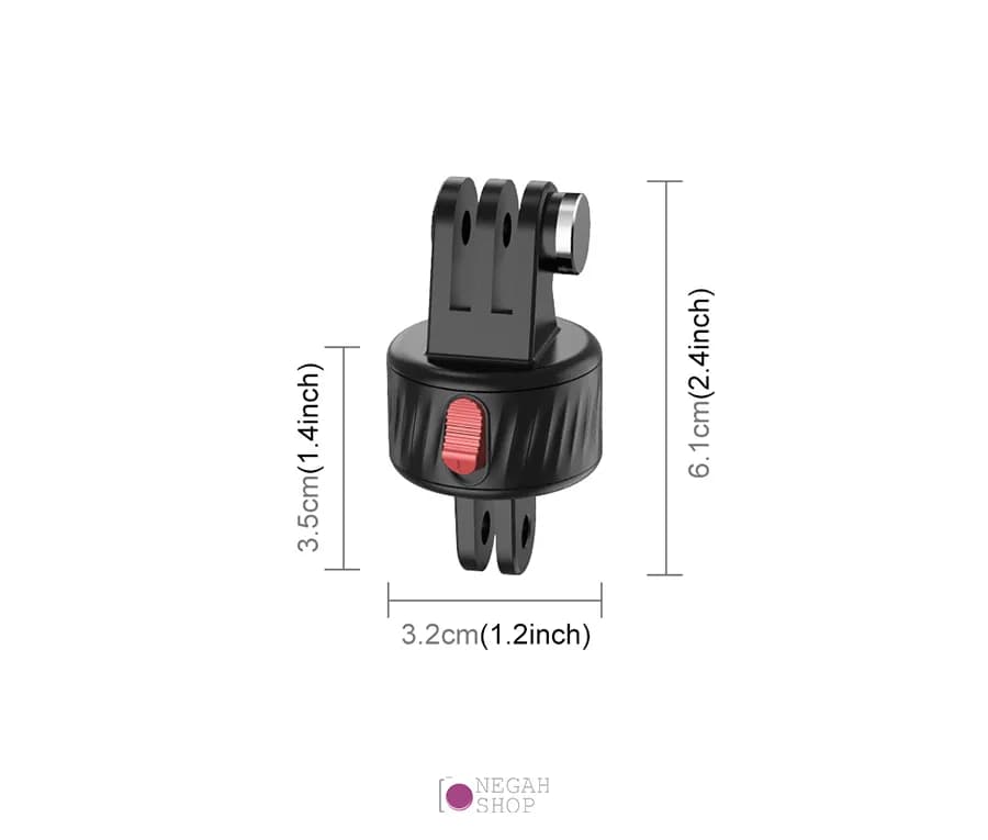 آداپتور مگنتی اتصال دوربین ورزشی پلوز Puluz PU706B — تصویر ۳